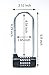 Combination Lock, Combination Padlock, Long Shackle Security Lock for Home, School, Office, Warehouse, Fence, Storage Lockers, Gym Lockers, Cabinets, Drawers, Toolboxes - With You6688-1 Pack - Long