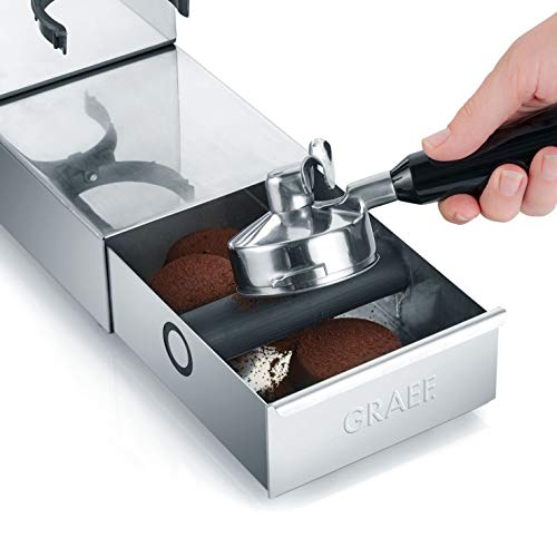Graef CM850EU CM850EU Kaffeemuehle Edelstahl, Schwarz Stahl-Kegelmahlwerk – Bild 4