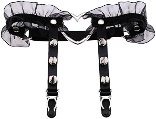 Harajuku Sexy Rock Pub Punk Garter Belt Rivets Leg Ring Thigh Harness Leather Suspenders Body Jewelry