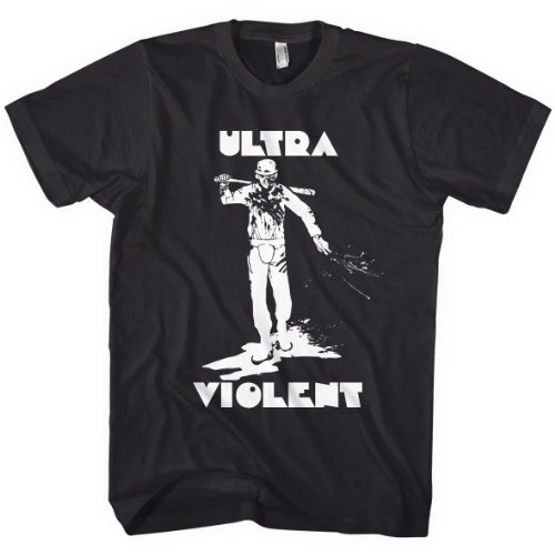 A Clockwork Orange Ultra Violent Mens Black T-shirt 3XL