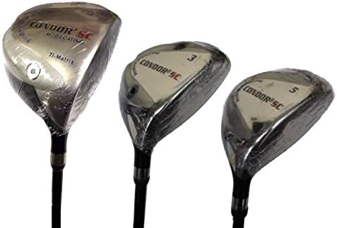 NEW NGC Golf Club Condor SC 3 Set Driver 3, 5 Wood Club Regular Flex Right Hand