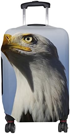 American Bald Eagle Travel Luggage Protector Baggage Suitcase Cover Fits 23-26 Inch Luggage