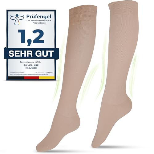 Medical Compression Socks for Men and Women 60% Organic Cotton