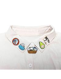 SteamedBun - Juego de pines esmaltados para solapa, diseño de gato