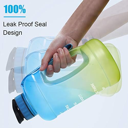 Reusable BPA-free water bottle with straw, priced at $18.49.