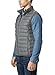 XPOSURZONE Men Packable Lightweight Down Vest Outdoor Puffer Vest Black Melange L