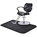 Giantex 3 x 5 ft Salon Floor Mat Barber Shop Chair Floor Anti Fatigue Mat for Hair Styling Rectangle Comfort Beauty Salon Chair Floor Mats, Black