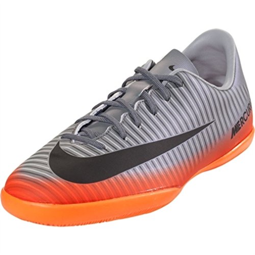 Nike Kids Jr Mercurialx Vapor XI CR7 IC Soccer Toddler/Little Kid/Big Kid Cool Grey/Metallic Hematite/Wolf Grey Kids Sh