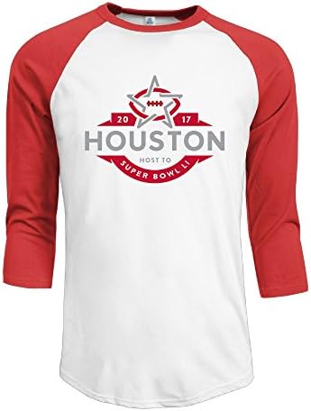 Men's Super Bowl 51 Li Houston 2017 3/4 Sleeve Raglan T-shirt