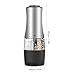 SimpleTaste 2-in-1 Stainless Steel Salt Grinder Electric Salt and Pepper Grinder Set, Battery Powered Salt and Pepper Mill Salt and Pepper Shakers with Adjustable Ceramic Grinding Mechanism
