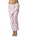 Casual Nights Women's Lace Sleeveless Top and Capri Bottom Sleepwear Pajama Set