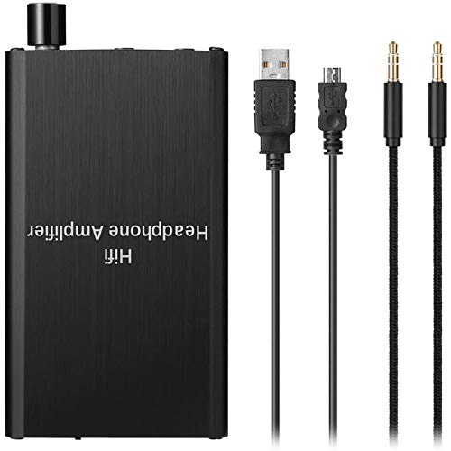 Headphone Amplifier, Portable HiFi Headphone Amp 3.5mm Stereo Audio