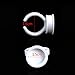 95 Pieces Cup Rings Glue Rings Disposable Plastic Tattoo Glue Holder Nail Art Eyelash Extension Makeup Rings with Storage Box