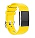 For Fitbit Charge 2 ,Sunfei New Fashion Sports Silicone Bracelet Strap Band For Fitbit Charge 2 (Yellow)