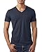 Next Level Men's Short Sleeve V neck Pocket Soft T-Shirt, 2XL, Midnight Navy