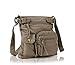 Scarleton Medium Ultra Soft Multi Pockets Accent Top Belt Crossbody Bag H1833