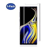 for Galaxy Note 9 Screen Protector,Misalas[Full Coverage][3D Curved][Bubble-Free][Anti-Scratch] Tempered Glass Screen Protector for Samsung Galaxy Note 9