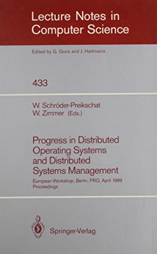 Progress in Distributed Operating Systems and Distributed Systems ...