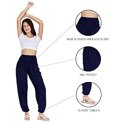 LOFBAZ Harem Pants for Women Yoga Boho Hippie