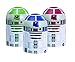 STAR WARS - R2D2 Novelty Kitchen Storage Containers Set of 3