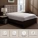 The Grand Hotel Collection Queen Size Mattress Pad - Thin, Lightweight, and Breathable Mattress Pad - Ideal for Hot Sleepers & Plush Mattresses - Deep Pocket Fits up to 18