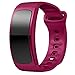 Feskio Samsung Gear Fit 2 Pro/Fit 2 SM-R360 Replacement Watch Band Strap Accessory Soft Silicone Wristband Strap Sport Band Bracelet for Samsung Gear Fit 2 Pro/SM-R360 Smartwatch