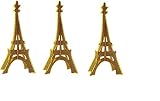 Glittered 3-D Eiffel Tower Centerpiece Party Accessory (3-Pack)