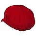 Cotton Elastic Newsboy Cap-Red (One Size)