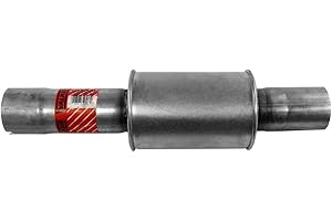 Walker 52586 Direct Fit Exhaust Resonator and Pipe Assembly 3" Inlet (ID) 3" Outlet (OD) for Ford F-250 Super Duty