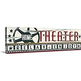 Home Theater Canvas Wall Art Print, 36