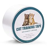 Jxselect Anti-Scratch Cat Training Tape, Cat Scratch Prevention Tape for Furniture,Couch,Door,Carpet,Pet Scratch Protector, 3 Inches x 30 Yards ...