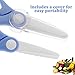 Premium Safety Portable Cutter - Ceramic Scissors Healthy Baby Food Scissors(1 Pack)