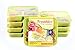 3 components Portion Weight Loss Control Container For Lunch Box Meals Prep fruit snacks kit- pack of 20 Airtight Also Kitchen Divided Storage Snack Port Bentos for Deli Health Tiffin