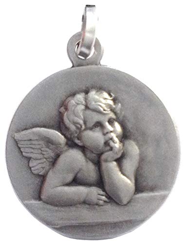I G J 925 Sterling Silver The Saint Guardian Angel Medal - The Patron Saints Medals