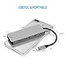 USB C Hub, Zedela USB C Adapter with 3 USB 3.0, 4K USB C to HDMI,PD Power Delivery(Thunderbolt 3),Data Transmission,6 in 1 Type C Hub for Macbook Pro/ Air,iPad Pro,ChromeBook or more Type C Laptops