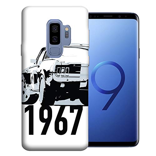 MUNDAZE for Samsung Galaxy S9 Plus UV Printed Design Case - 1967 Ford Mustang Design Phone Cover