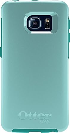 Amazon.com: OtterBox SYMMETRY SERIES Case for Samsung Galaxy S6 EDGE - Retail Packaging - AQUA SKY (AQUA BLUE/LIGHT TEAL)