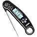 Digital Meat Thermometer - Latow Instant Read Meat Waterproof Thermometer w/ Backlit & Calibration Bottle Opener Function Long Probe Portable Thermometer for BBQ Indoor Outdoor Kitchen Oven