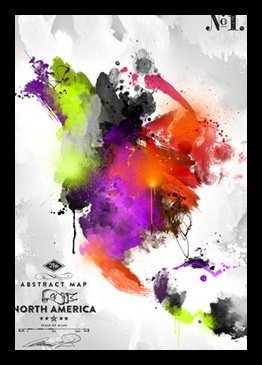 ART-GALERIE-SHOPde 70 x 98cm No Premiumqualität abstrakt - MADE IN