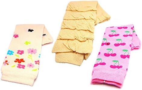 Amazon Co Jp 女の子 柄 ベビー キッズ 用 レッグウォーマー 3組 セット かわいい 子ども用 靴下 ひざあて 膝 サポーター ニーパッド オリジナル キッズマスク付き レッグウォーマ 2 服 ファッション小物
