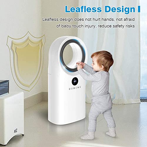 Evaporative Air Cooler, LifePlus 3 in 1 Portable Bladeless Fan with