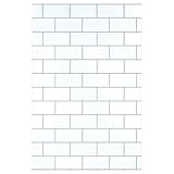 Wallies Wall Decals, Subway Tiles Wall Stickers, 2 Sheets