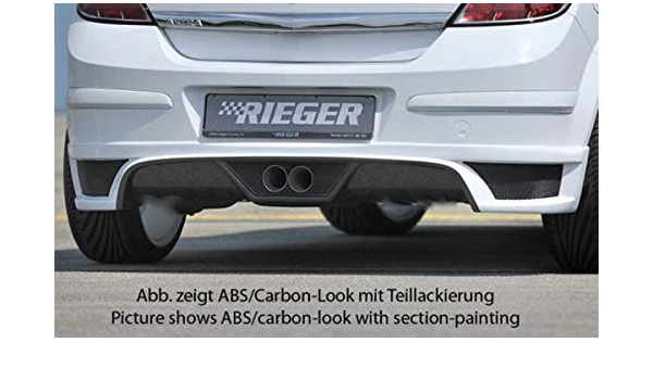 Rieger Trasero Enfoque Negro Mate para Opel Astra H: 03.04 de ...
