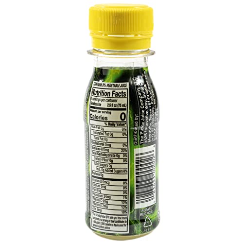 Pickle Juice Sports Drink, 2.5 oz Extra Strength Shots, USDA Organic