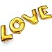 Ruimeier Love (40 INCH) Extra Large Balloon Set Romantic Wedding Independence Day Bridal Shower Anniversary Engagement Party Décor Vow Renewal(Gold) H009