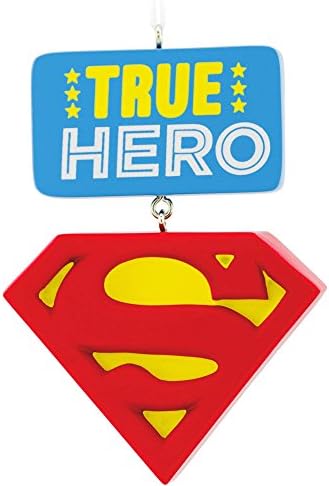 Hallmark Dc Comics the Man the Myth the Legend Superman Resin Christmas Tree Ornament