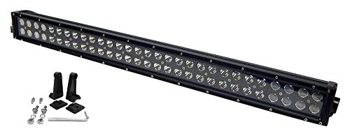 Southern Truck 75030 Black 30" LED Light Bar (Face Str, Dbl Row, Combo Flood/Beam 180w/DT Harness 79900/14,400 Lumens)