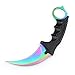CS-GO Stainless Steel Tactical Knife With Sheath and Cord 7 Colors Neck Knife -For outdoor survival, camping or self defenses