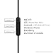 Geekria Audio Cable with Mic Compatible with AKG K451, K452, Q460, K480, K430, K450 Headphones, 2.5mm to 3.5mm Replacement Stereo Cord with Inline Microphone and Volume Control (4 ft/1.2 m)
