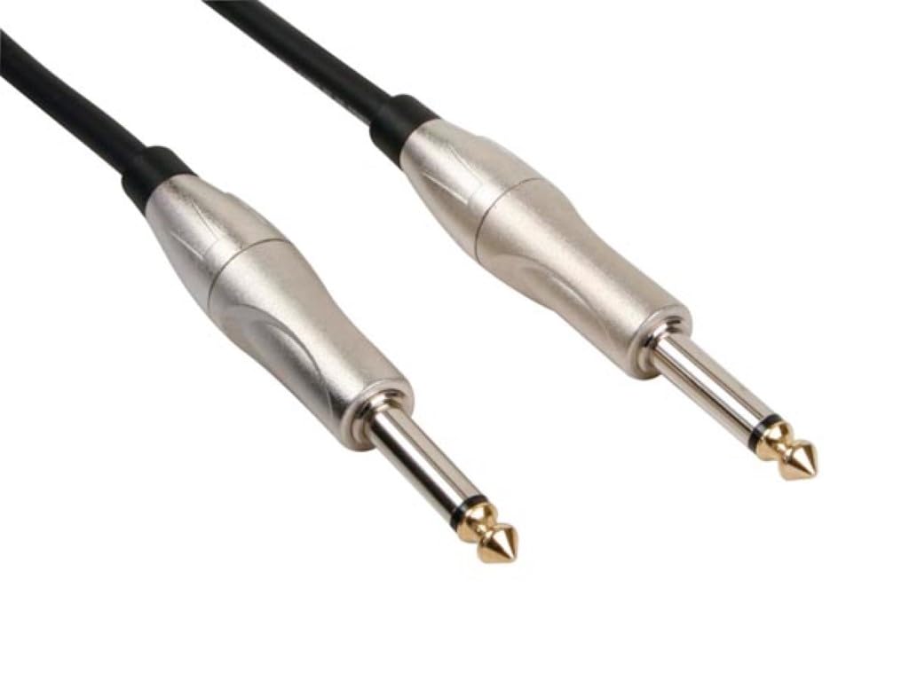 PRO AUDIO CABLES Guitar Cable, 5 Meters, Black 145111